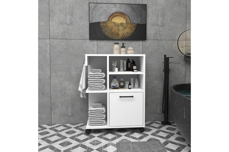 Rebus Skjenk - Hvit - Oppbevaring - Oppbevaringsmøbler - Kommode - Skuffeseksjon