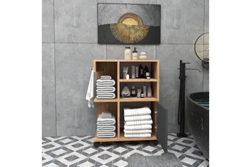 Rebus Skjenk - Lys Brun/Tre/Antrasitt - Oppbevaring - Skap - Oppbevaringsskap