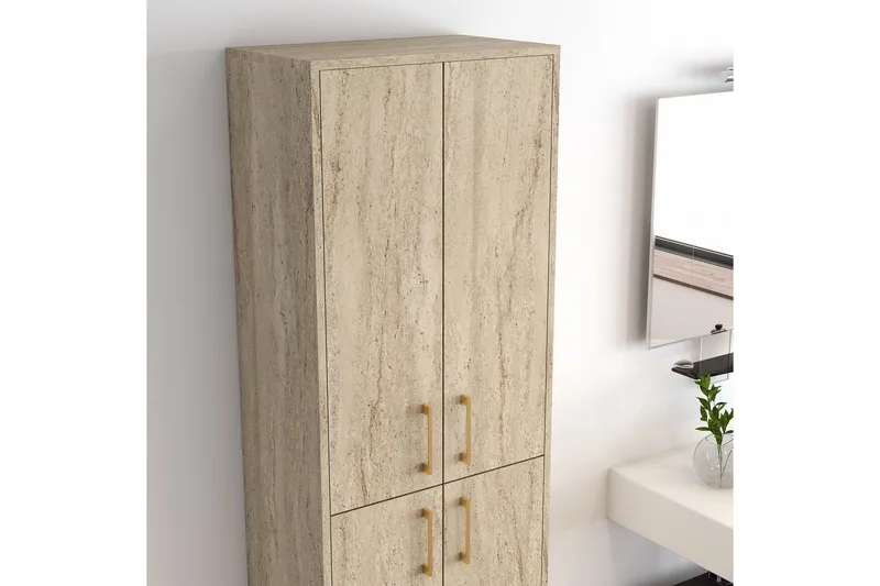 Retzow Highboard - Beige - Oppbevaring - Skap - Oppbevaringsskap