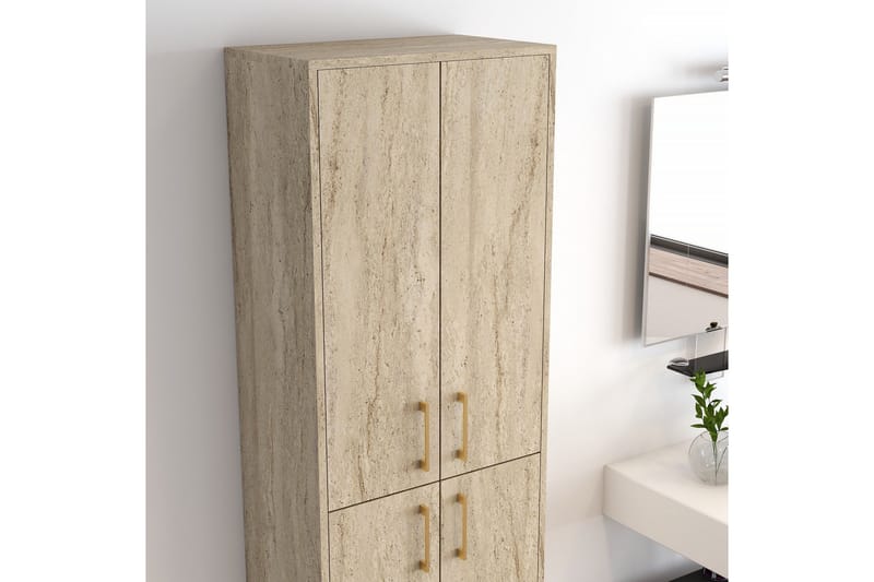 Retzow Highboard - Beige - Oppbevaring - Skap - Oppbevaringsskap