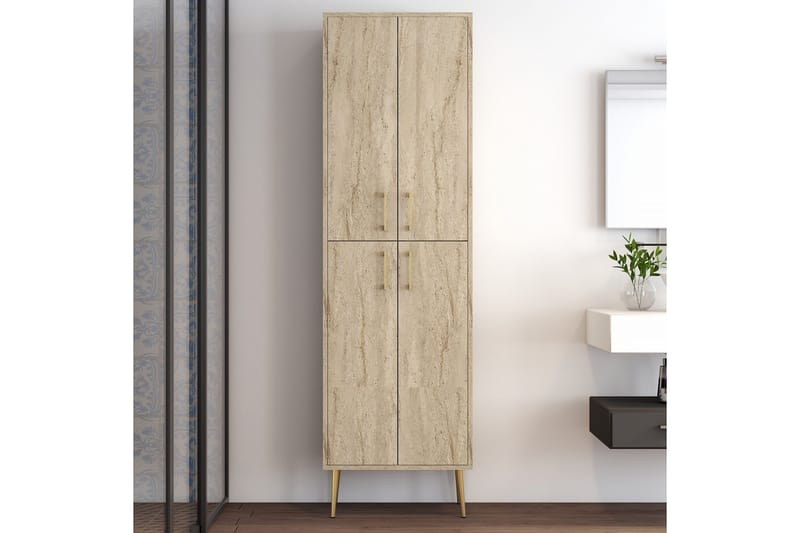 Retzow Highboard - Beige - Oppbevaring - Skap - Oppbevaringsskap