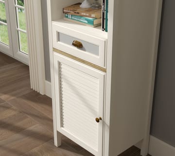 Rilena Multifunksjonsskap 60x194 cm - Krem, eik, grå - Oppbevaring - Skap - Oppbevaringsskap