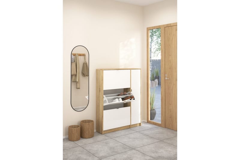 Rivornis Skoskap 98,8 cm - Natur - Oppbevaring - Skap - Oppbevaringsskap