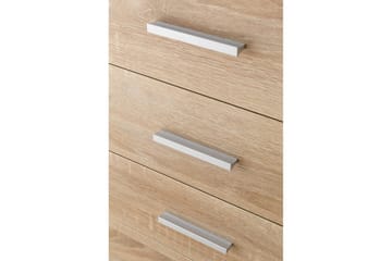 Rullecontainer Wohnling 4 skuffer med hjul, oppbevaringsbrett, foliert sponplate, moderne stil Sonoma - Sonoma - Oppbevaring - Oppbevaringsmøbler - Kommode - Skuffeseksjon