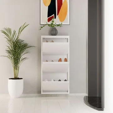 Rylanis skoskap 50x103 cm - Hvit - Oppbevaring - Skap - Oppbevaringsskap