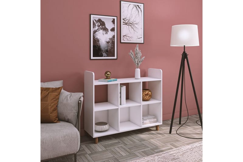 Sakarya Highboard - Hvit - Oppbevaring - Skap - Oppbevaringsskap