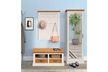 Selma Skoskap 60x180 cm - Hvit - Oppbevaring - Skap - Oppbevaringsskap