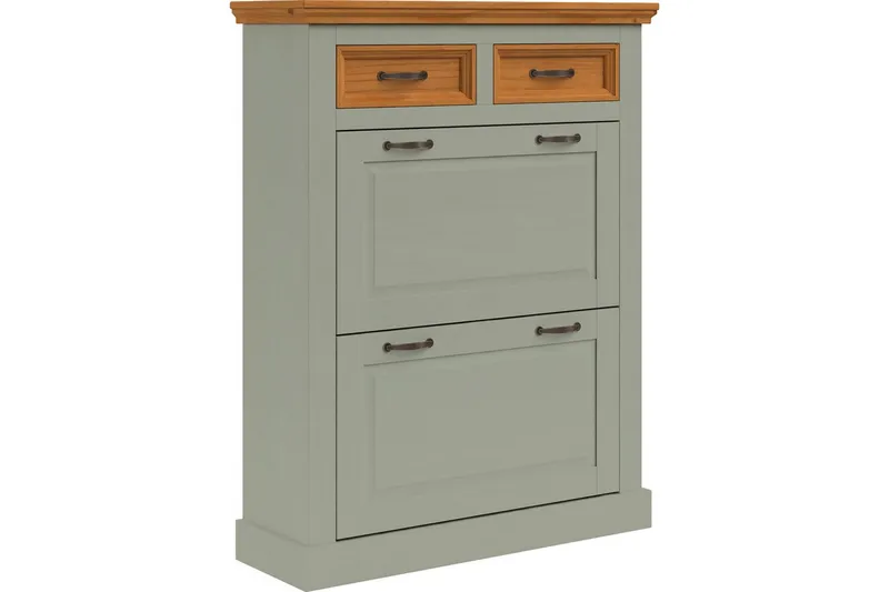 Selma Skoskap 90x115 cm, Grønn