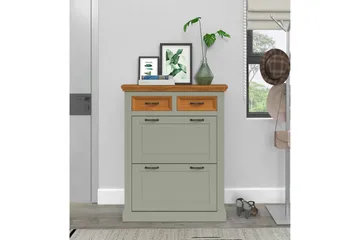 Selma Skoskap 90x115 cm - Grønn - Oppbevaring - Skap - Oppbevaringsskap