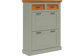 Selma Skoskap 90x115 cm - Grønn - Oppbevaring - Skap - Oppbevaringsskap