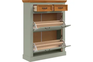 Selma Skoskap 90x115 cm - Grønn - Oppbevaring - Skap - Oppbevaringsskap