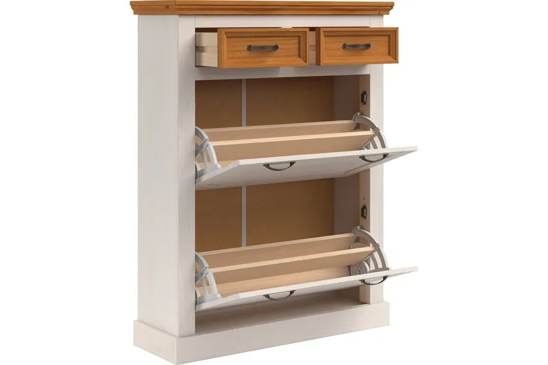 Selma Skoskap 90x115 cm - Hvit - Oppbevaring - Skap - Oppbevaringsskap