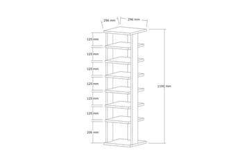 Seynor Skoskap 29,6 cm - Hvit - Oppbevaring - Skap - Oppbevaringsskap