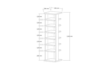 Seynor Skoskap 29,6 cm - Valnøtt - Oppbevaring - Skap - Oppbevaringsskap