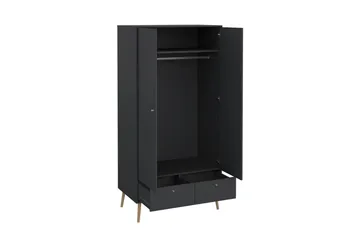 Shinta Garderobskap 99x200 cm - Grå - Oppbevaring - Skap - Oppbevaringsskap