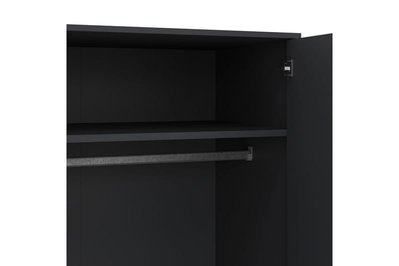 Shinta Garderobskap 99x200 cm - Grå - Oppbevaring - Skap - Oppbevaringsskap