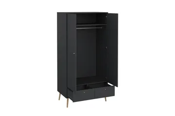 Shinta Garderobskap 99x200 cm - Grå - Oppbevaring - Skap - Oppbevaringsskap