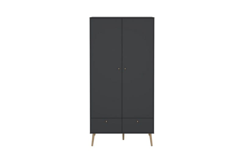 Shinta Garderobskap 99x200 cm - Grå - Oppbevaring - Skap - Oppbevaringsskap