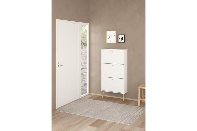 Shinta Skoskap 70 cm - Hvit - Oppbevaring - Skap - Oppbevaringsskap