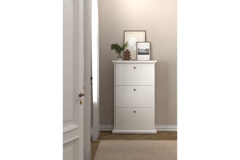 Shoiba Skoskap 78 cm - Hvit - Oppbevaring - Skap - Oppbevaringsskap