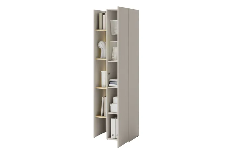 Sigma Highboard - Lys Grå/Beige - Oppbevaring - Skap - Oppbevaringsskap