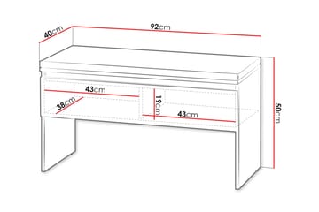 Simply Skoskap 92x40 cm - Grå - Oppbevaring - Skap - Oppbevaringsskap