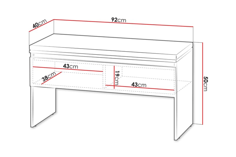 Simply Skoskap 92x40 cm - Grå - Oppbevaring - Skap - Oppbevaringsskap