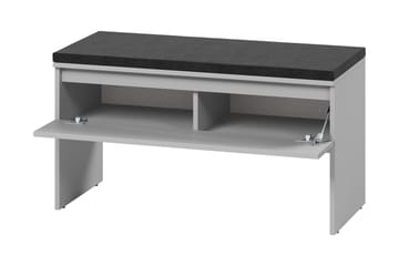 Simply Skoskap 92x40 cm - Grå - Oppbevaring - Skap - Oppbevaringsskap