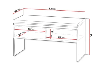 Simply Skoskap 92x40 cm - Hvit - Oppbevaring - Skap - Oppbevaringsskap