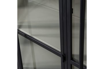 Skap Exhibit XL - Svart, 3 Dører - Oppbevaring - Skap - Oppbevaringsskap