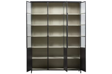 Skap Exhibit XL - Svart, 3 Dører - Oppbevaring - Skap - Oppbevaringsskap