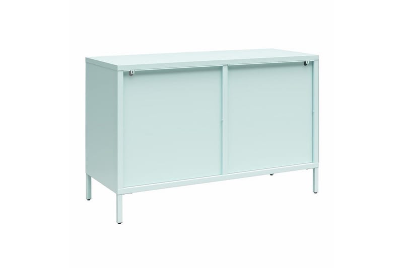 Skap Luna 100x40x64 cm, Himmelblå - 100x40x64 cm, Himmelblå - Oppbevaring - Skap - Vitrineskap