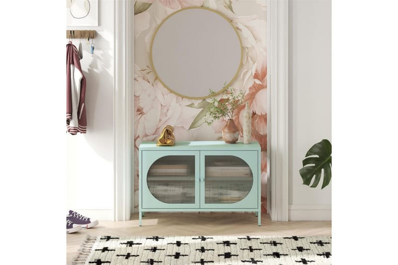 Skap Luna 100x40x64 cm, Himmelblå - 100x40x64 cm, Himmelblå - Oppbevaring - Skap - Oppbevaringsskap - Sikkerhetsskap - Medisinskap