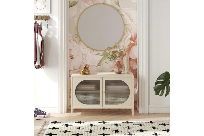 Skap Luna 100x40x64 cm, Pergament - 100x40x64 cm, Pergament - Oppbevaring - Skap - Oppbevaringsskap - Sikkerhetsskap - Medisinskap