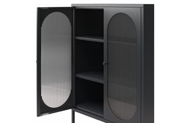 Skap Luna 80x40x102 cm, Svart - 80x40x102 cm, Svart - Oppbevaring - Skap - Oppbevaringsskap - Sikkerhetsskap - Medisinskap