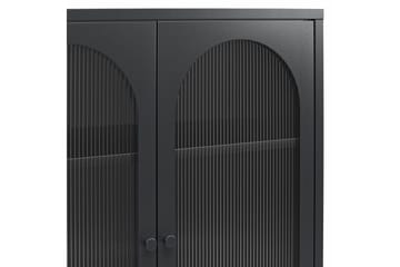 Skap Luna 80x40x102 cm, Svart - 80x40x102 cm, Svart - Oppbevaring - Skap - Oppbevaringsskap - Sikkerhetsskap - Medisinskap