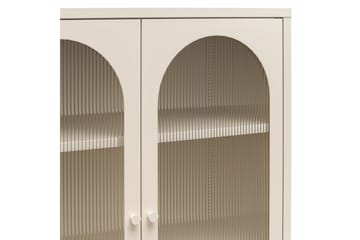 Skap Luna 80x40x102 cm, Pergament - 80x40x102 cm, Pergament - Oppbevaring - Skap - Oppbevaringsskap - Sikkerhetsskap - Medisinskap