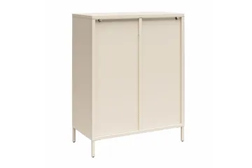 Skap Luna 80x40x102 cm, Pergament - 80x40x102 cm, Pergament - Oppbevaring - Skap - Vitrineskap