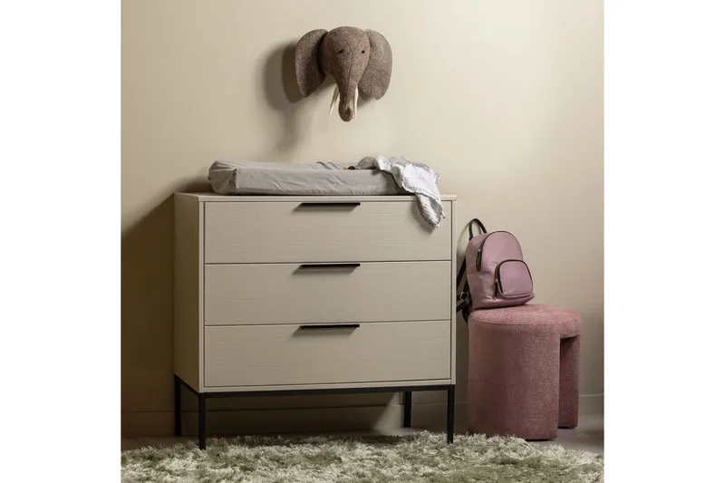 Skap med skuffer Adam - Furu Støv - Oppbevaring - Skap - Oppbevaringsskap