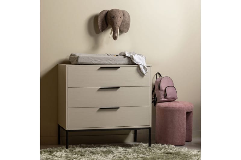 Skap med skuffer Adam - Furu Støv - Oppbevaring - Skap - Oppbevaringsskap