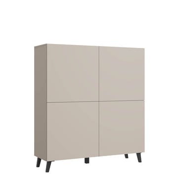 skap NO_BRAND Høy kommode PHUKET 120 beige