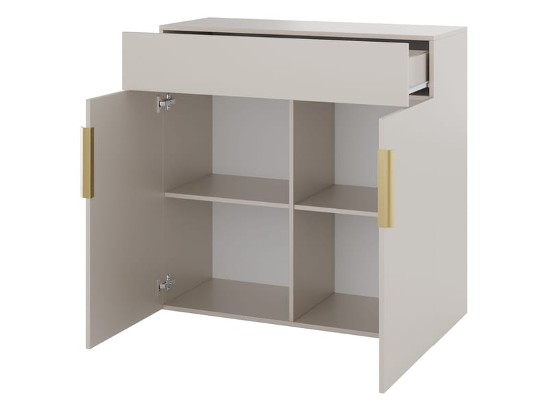 skap NO_BRAND Kommode 2D1S KERKIN beige - Oppbevaring - Skap - Oppbevaringsskap