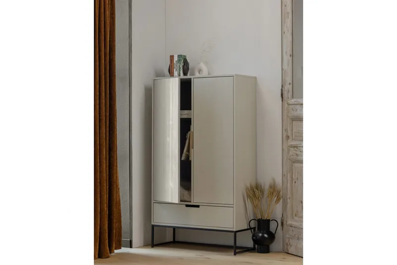 Skap Silas 2-Dører - Beige - Oppbevaring - Skap - Oppbevaringsskap
