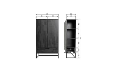 Skap Silas 2-Dører - Beige - Oppbevaring - Skap - Oppbevaringsskap