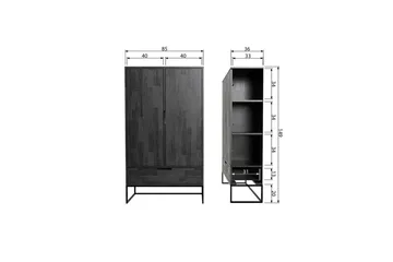 Skap Silas 2-Dører - Beige - Oppbevaring - Skap - Oppbevaringsskap