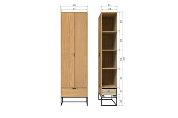 Skap Silas - Eik, Eik - Oppbevaring - Skap - Oppbevaringsskap