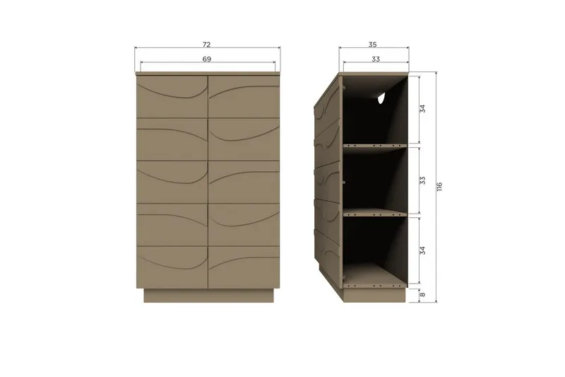 Skap Teo - Oppbevaring - Skap - Oppbevaringsskap