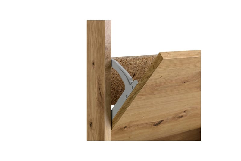 Skoplagring Bill 55x21x157 cm, Natur - 55x21x157 cm, Natur - Oppbevaring - Skap - Oppbevaringsskap