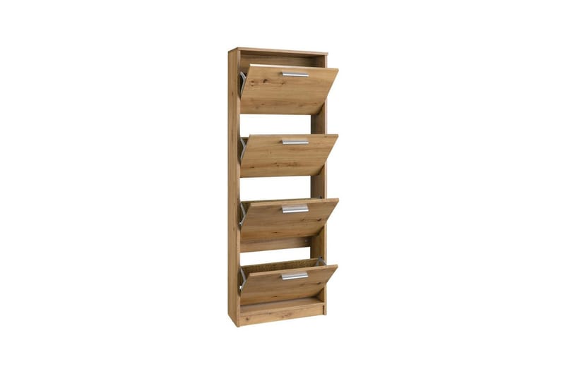 Skoplagring Bill 55x21x157 cm, Natur - 55x21x157 cm, Natur - Oppbevaring - Skap - Oppbevaringsskap