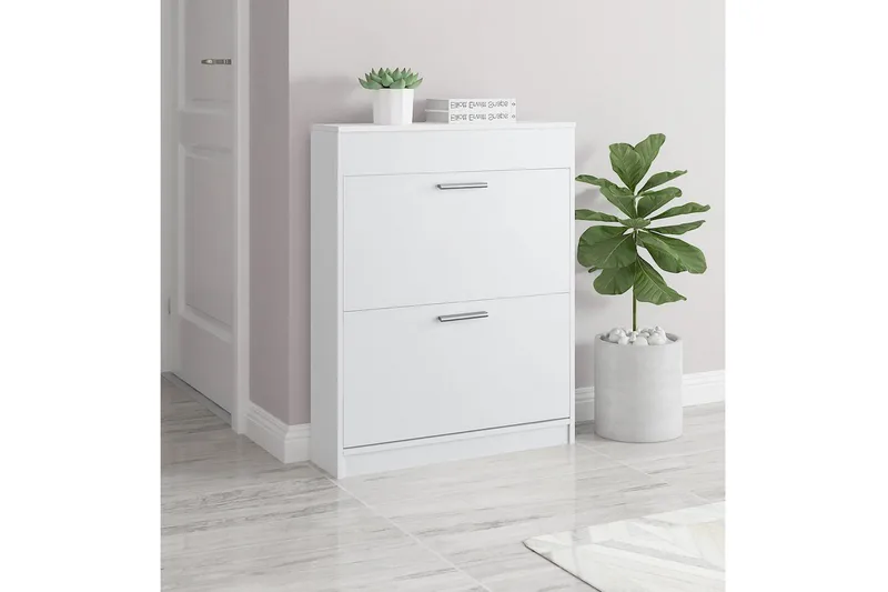 Skoplagring Bill 75x21x95 cm, Hvit - 75x21x95 cm, Hvit - Oppbevaring - Skap - Oppbevaringsskap